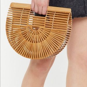 Trendy Wooden Clutch